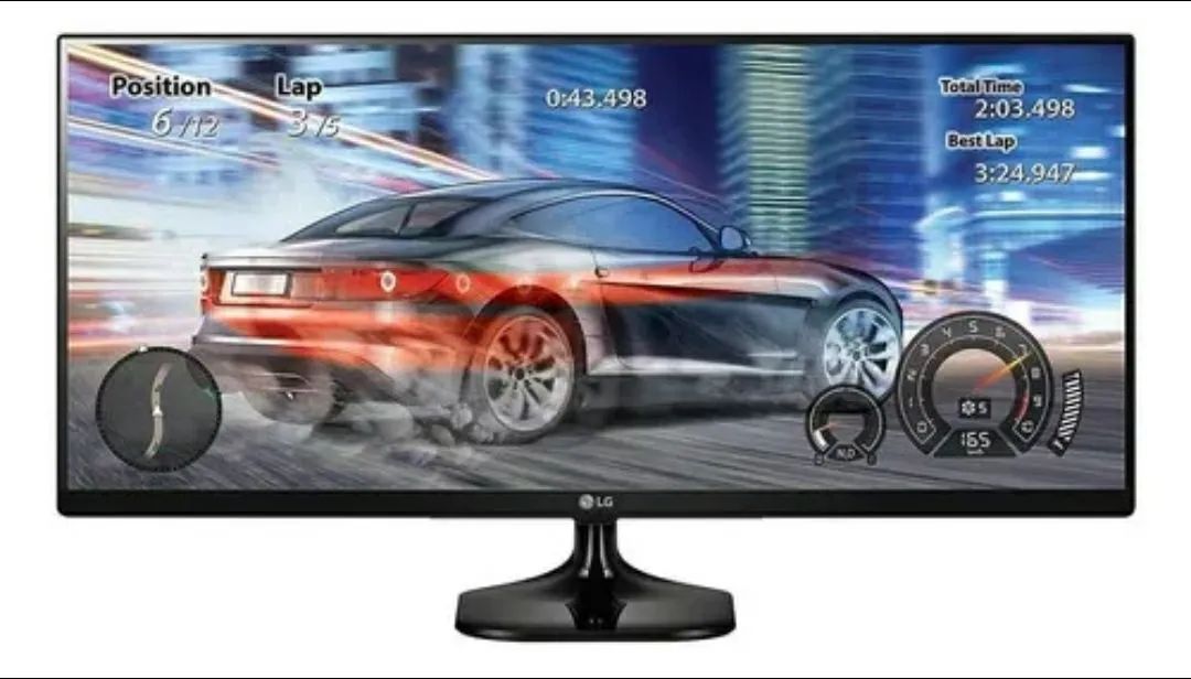Monitor ultrawide LG 25.7 polegadas IPS 75 hz usado em excelente estado