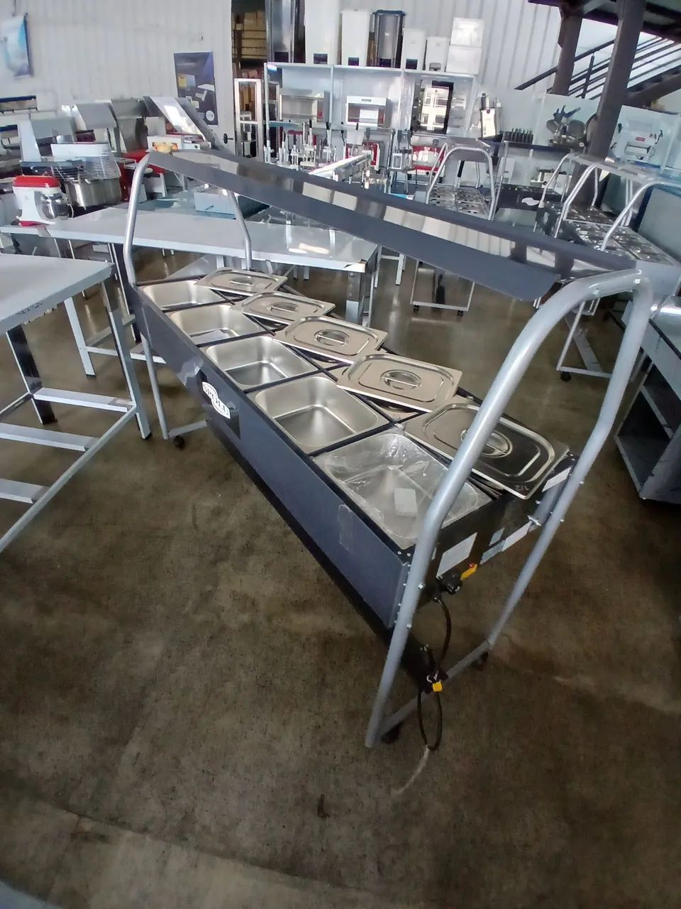 Buffet Térmico Para Restaurante 10 Cubas quentes Spolu  - Foto 4