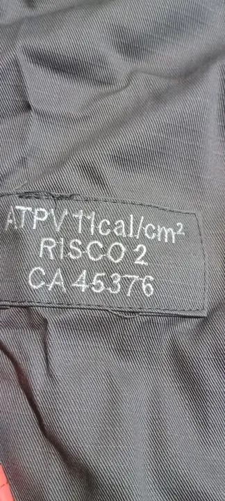 Conjunto Calça e Camisa para Eletricista, Risco 2, CA45376 NOVO