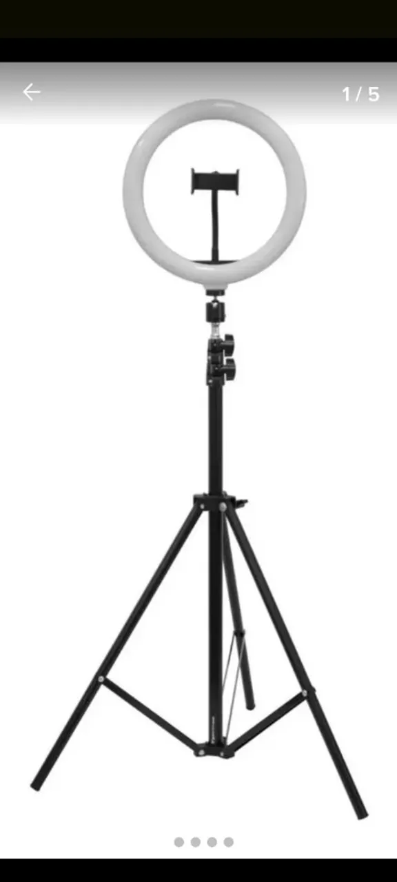 Ring Light com Tripé - Iluminação Perfeita para Fotos e Vídeos!