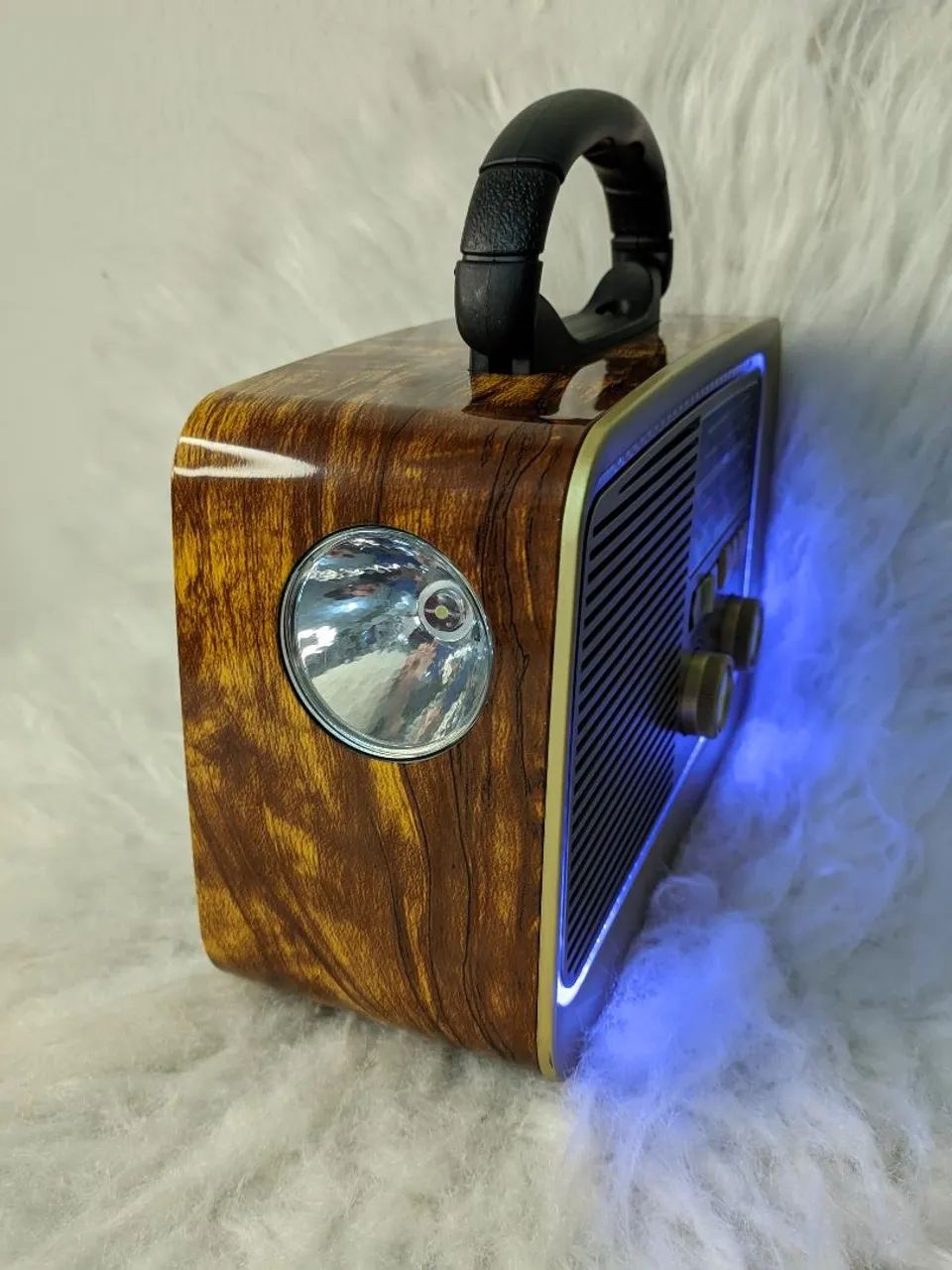 Rádio Portátil Retrô AD-3188 - Bluetooth, USB e TF - Foto 2