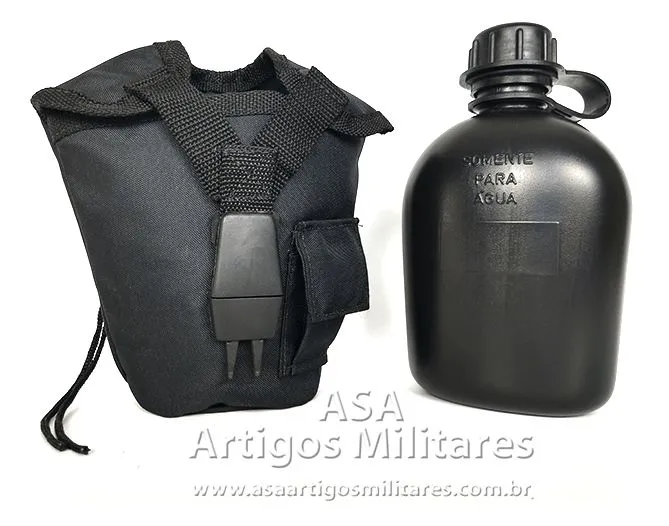 Cantil Militar 900 ml + porta cantil