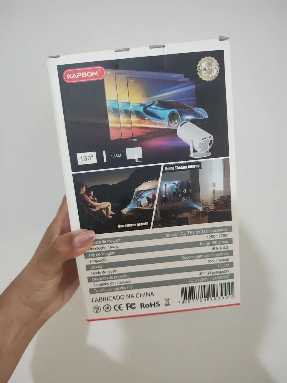 Projetor Ultra HD KAPBOM KA-HY300 - Foto 2