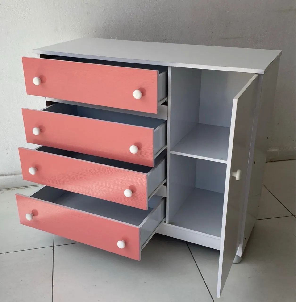 CÔMODA 100% MDF NOVAS - Foto 4