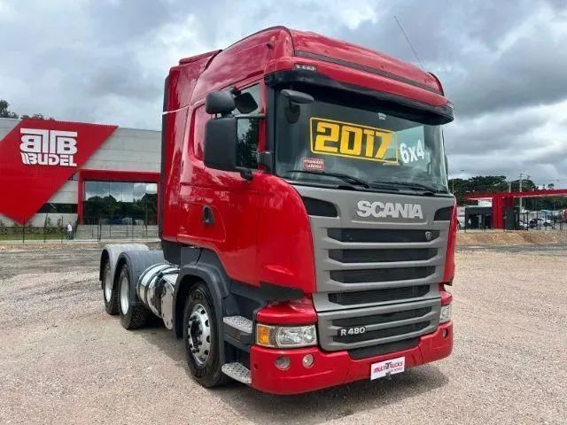 Scania R480 6x4 Highline ano 2017 com Retarder