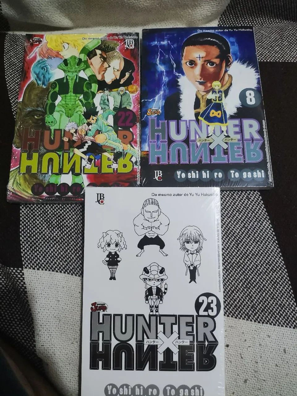 Hunter x Hunter - Mangá Volumes 8, 22 e 23