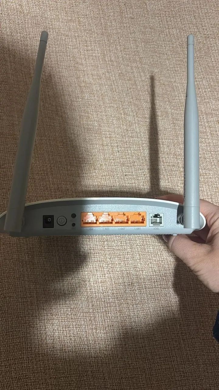 Modem Roteador: Tp-link - Td-w8961n Branco - Foto 2