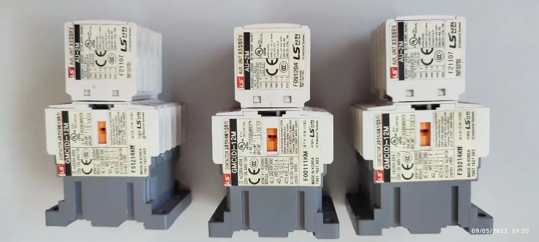 Mini Contator Tripolar 12a Gmc12m 1na 220v Bloco Aux - Foto 2