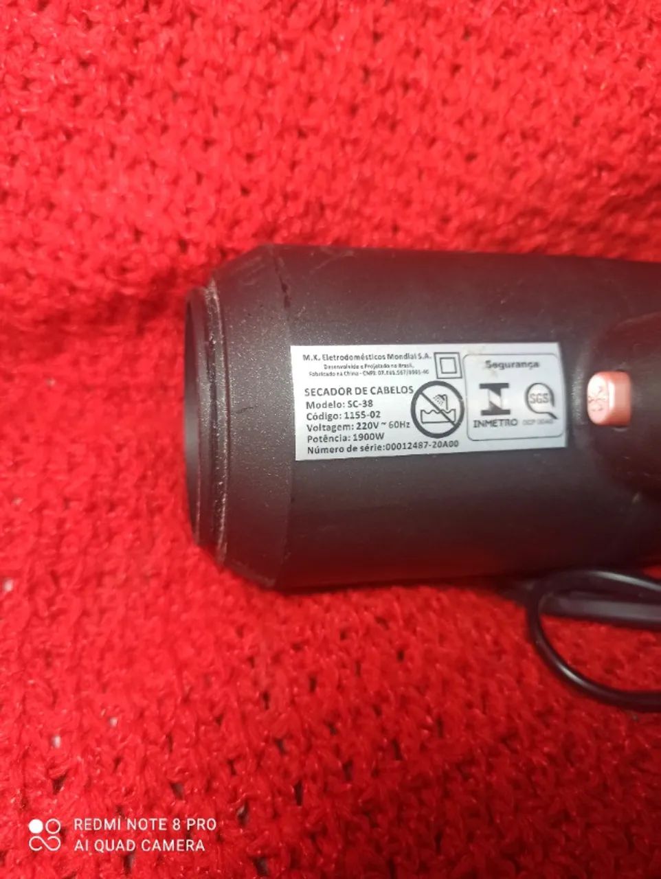 Secador de  cabelos Mundial  - Foto 4