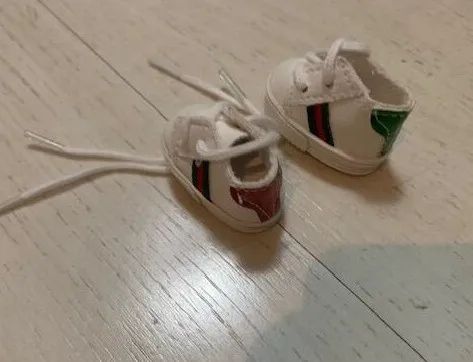 sapato - Tenis De Luxo Branco Para Labubu - Pronta Entrega - Foto 2