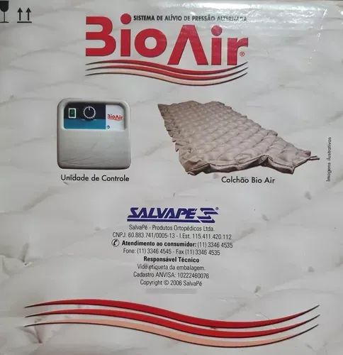 Colchão Pneumatico Bio Air Com Compressor Salvapé 110v