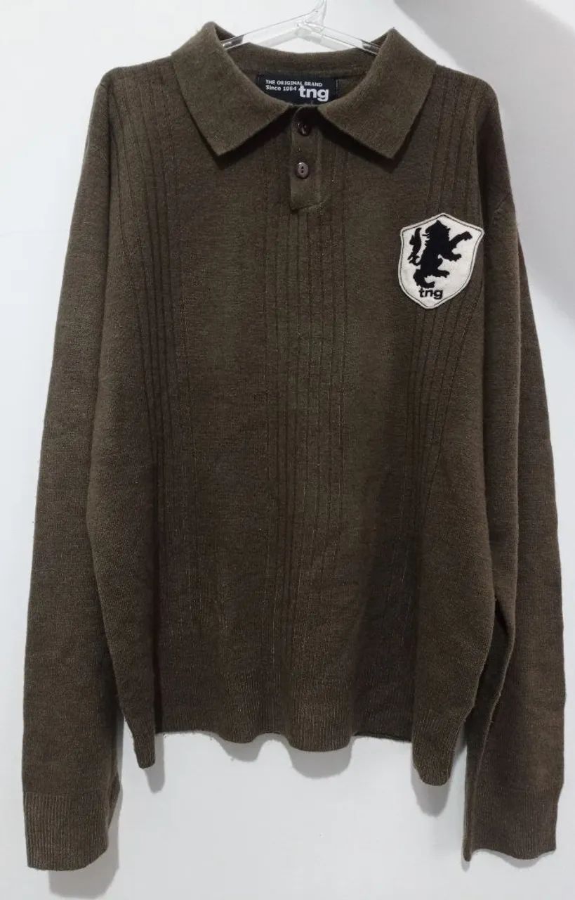Suéter, Tricô TNG Gola Polo - Estilo e Conforto