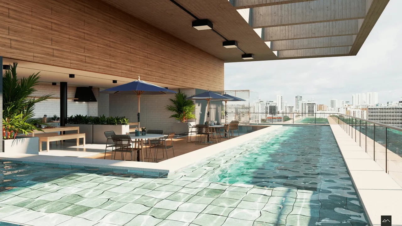 Apartamento para venda possui 25 m² com 1 quarto em Boa Vista - Recife - PE