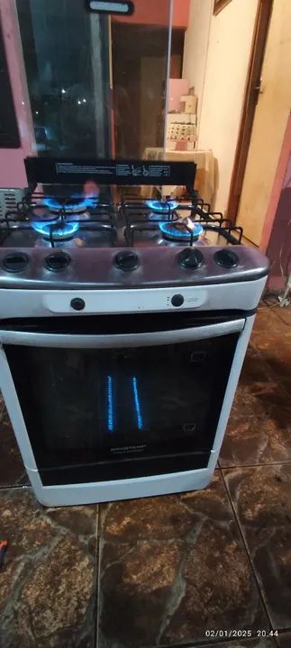 Fogão 4 bocas acendimento manual funcionando perfeitamente entrega - Foto 2