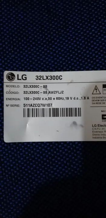 Placa Principal Tv LG 32lx300c + Fonte Original (Usado) - Foto 4