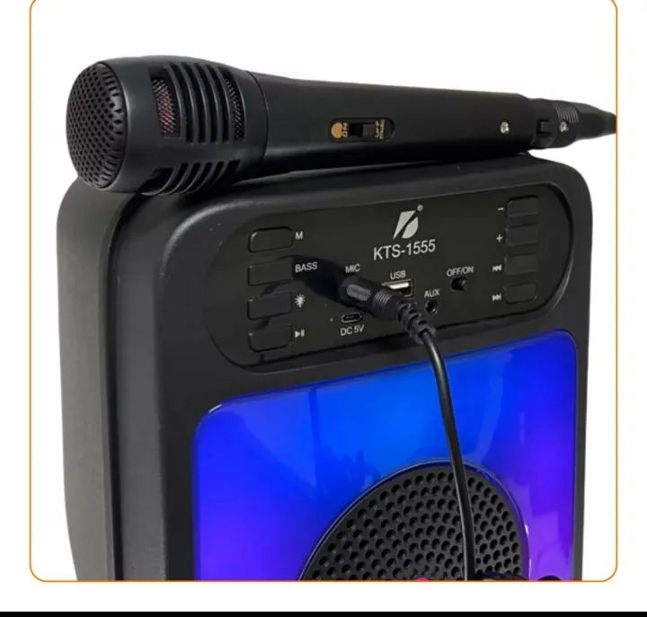 Caixa de Som Bluetooth com Luzes RGB - Foto 3