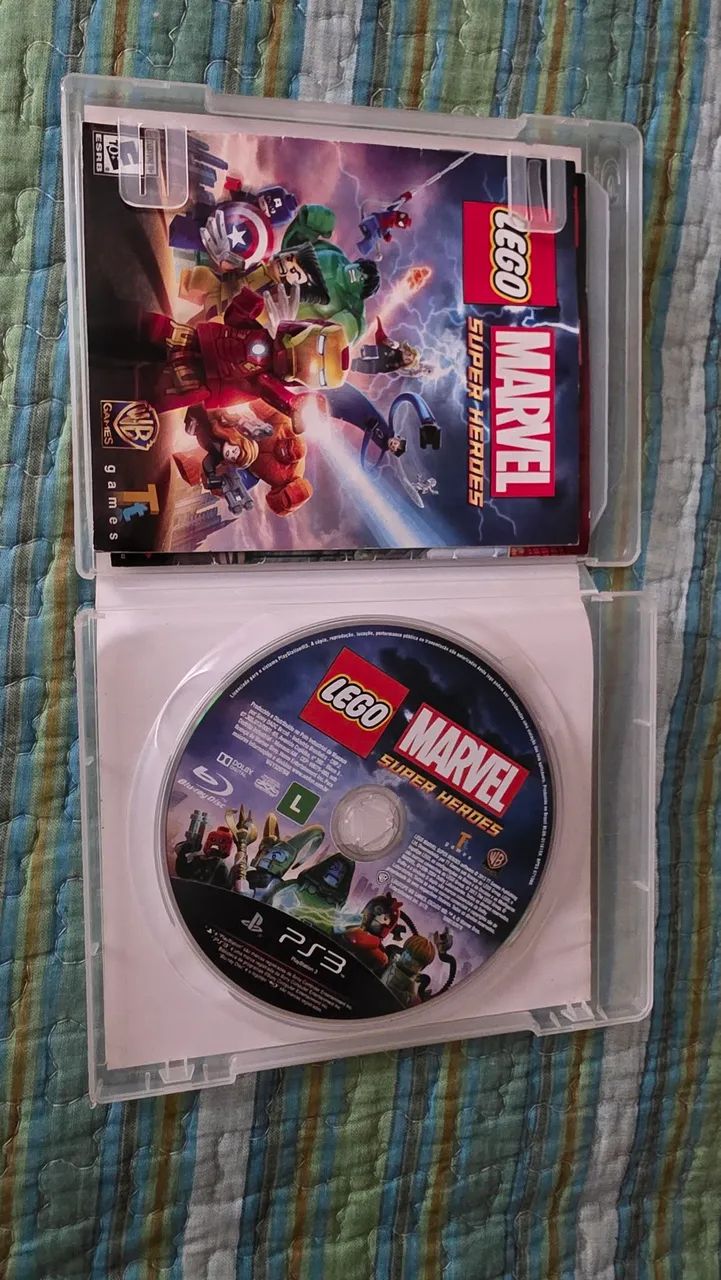 Lego Marvel Super Heroes PS3 Jogos de Vídeo Game Jardim Santo