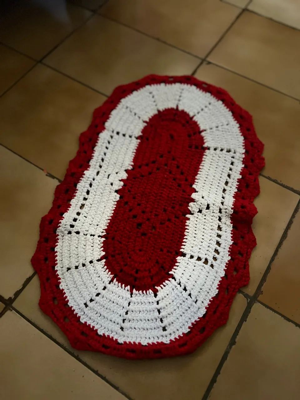 Tapete e Passadeira de Crochê - Artesanal