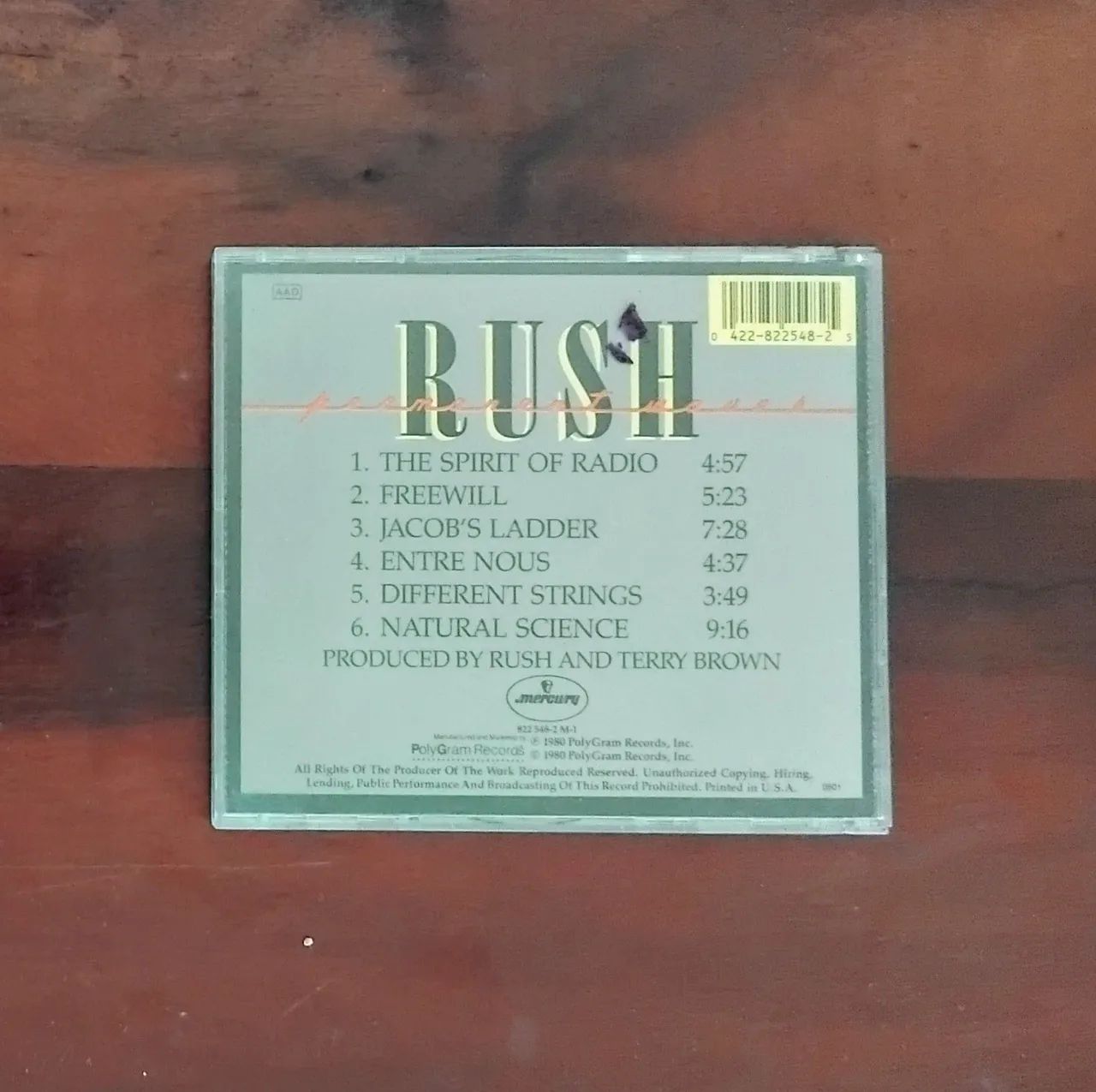 CD IMPORTADO Rush Permanent Waves 1980 - Foto 3