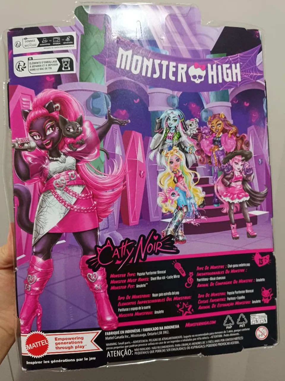 Caixa Catty Noir Monster High g3  - Foto 2