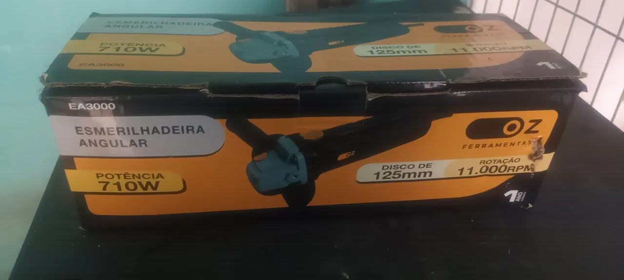 Esmerilhadeira Angular OZ EA3000 710W 125mm