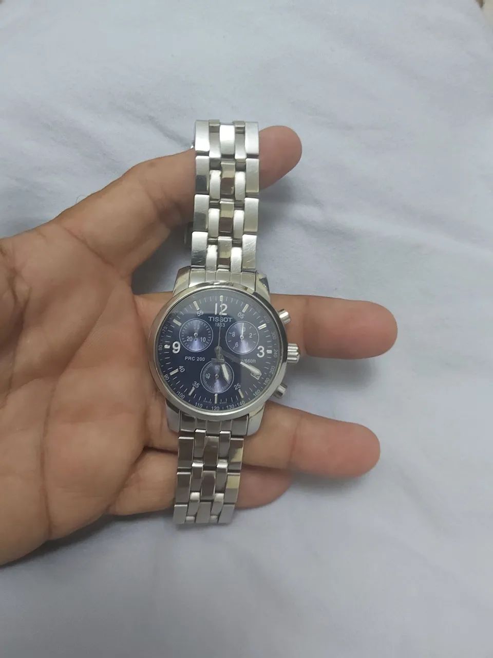 Relógio Tissot PRC 200 original mostrador azul