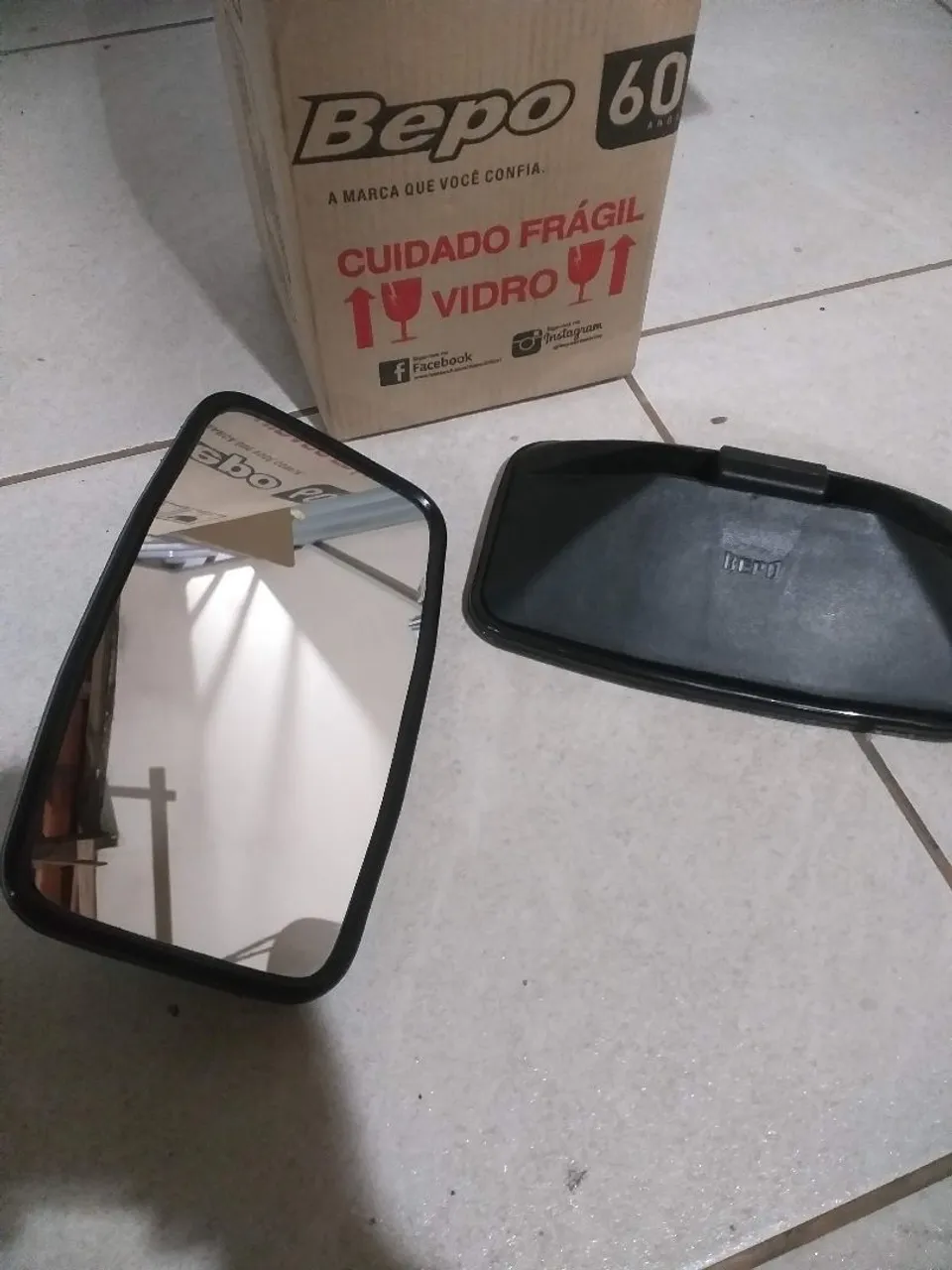  Par de Retrovisor Caminhão Bepo