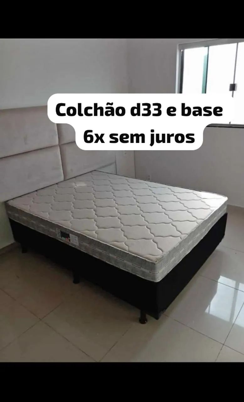 Cama box suporte e colchão(novo) 