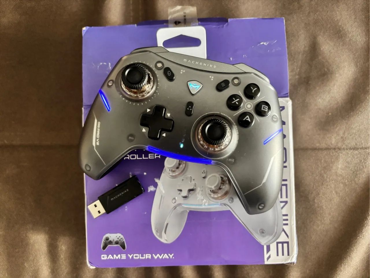 Controle Gamer MACHENIKE G5 Pro V2 + Par de analógicos substituiveis