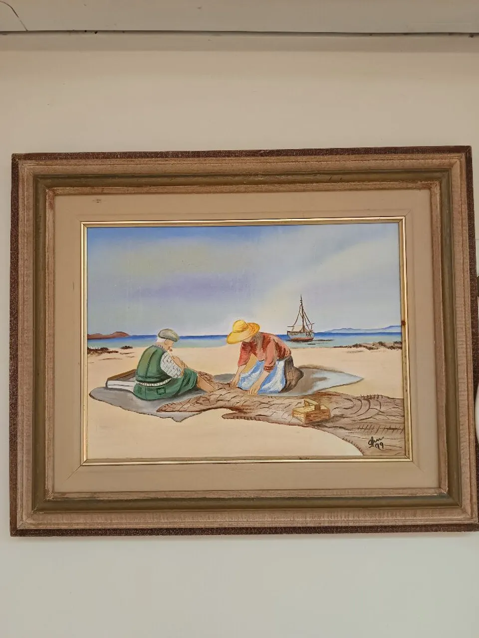 Quadro Decorativo - Cena Costeira