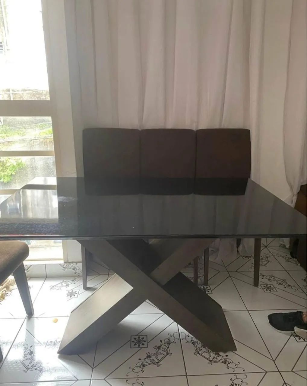 Mesa moderna 4 cadeiras 64363876030467124