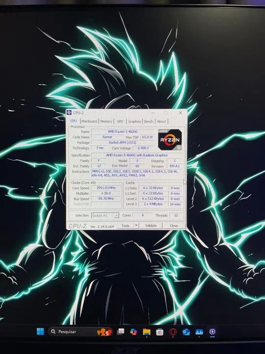 Processador AMD Ryzen 5 4600g - Foto 2