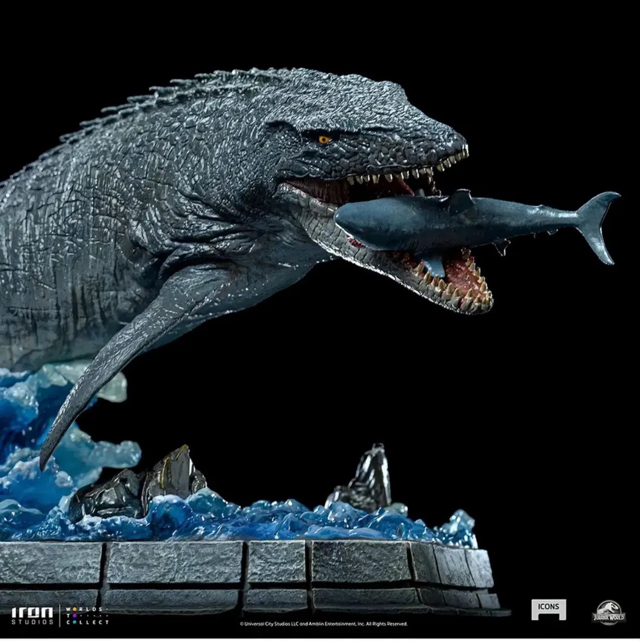 Mosassauro Jurassic Park Iron studios 1/10 - Foto 3
