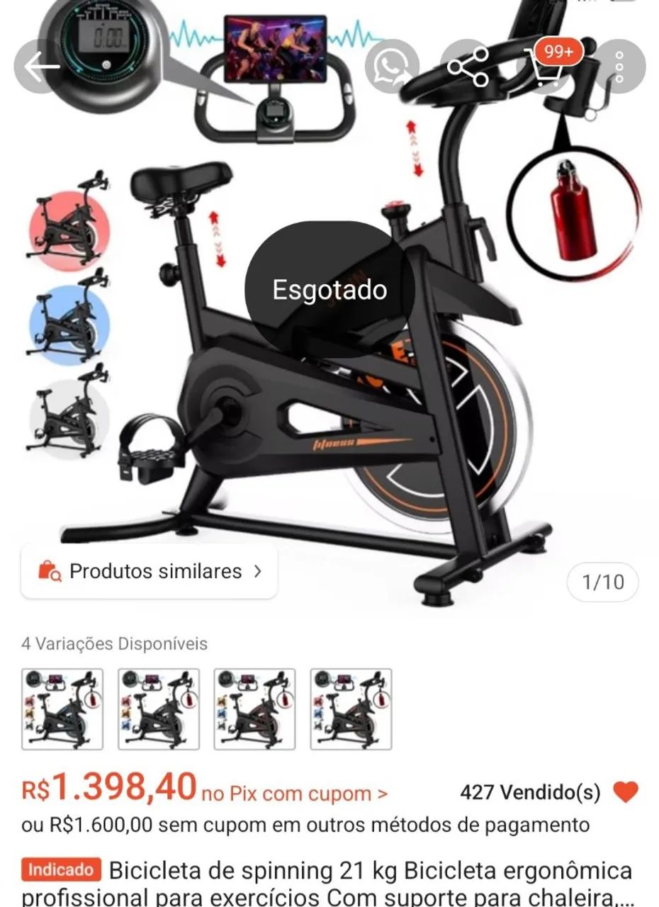 Bicicleta Ergometrica Nova Anápolis  - Foto 2