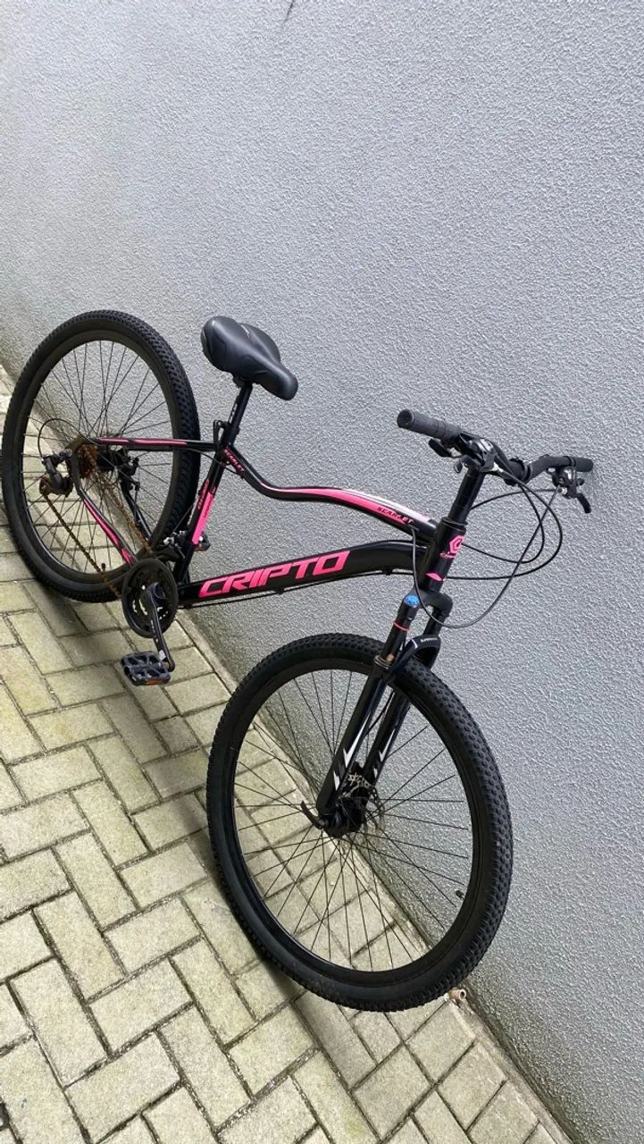 Bicicleta Seminova, acompanha cadeado - Foto 2