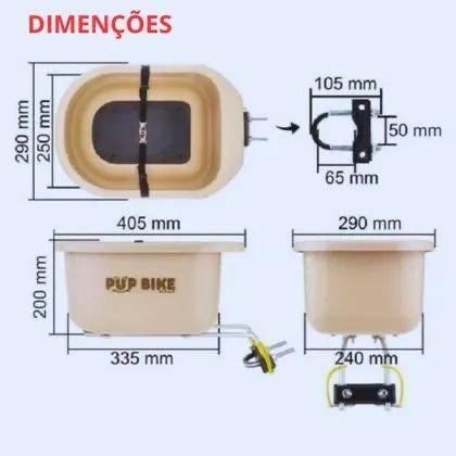 Cesto para transporte de pets - Foto 3