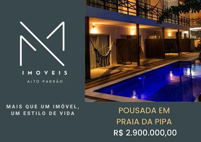 POUSADA EM PRAIA DA PIPA OPORTUNIDADE
