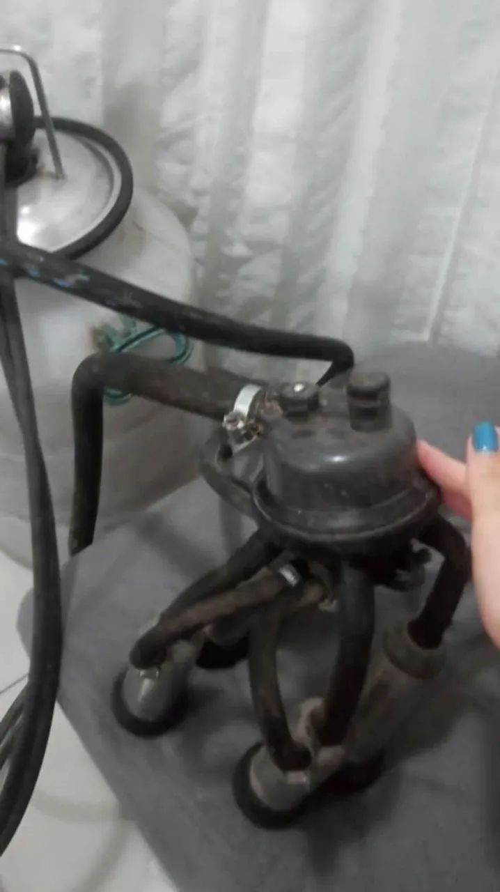 Ordenhadeira com motor. Tudo funcionando - Foto 3