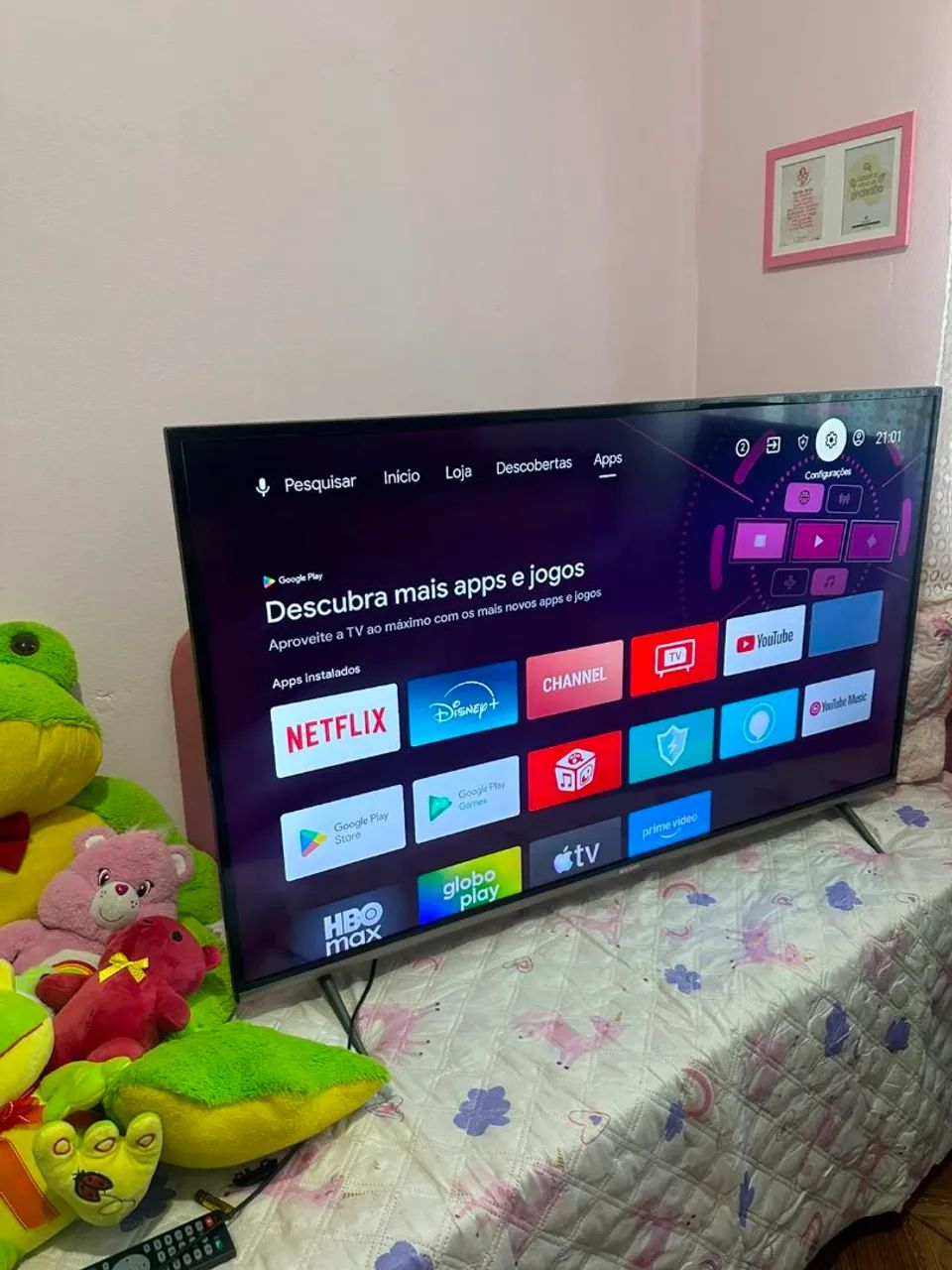 Tv SMART50 4K ANDROID leia  - Foto 3