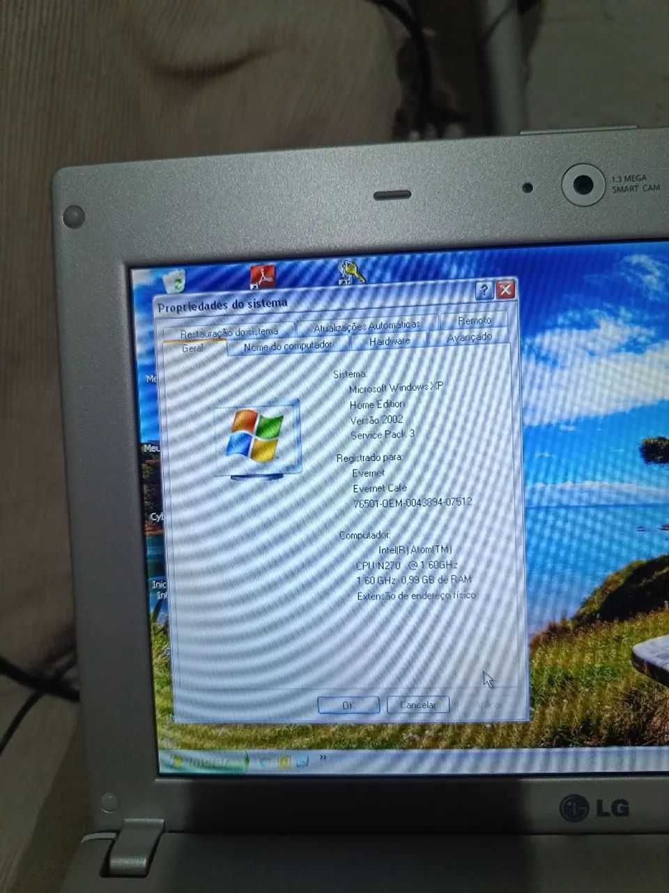 netbook LG X110 branco de 10 polegadas - Foto 4