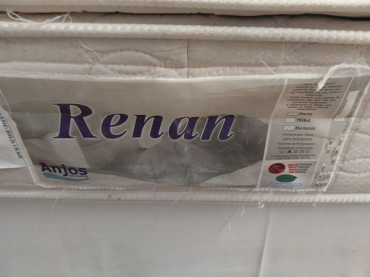 Cama box com colchão e cama auxiliar marca Anjos  - Foto 2