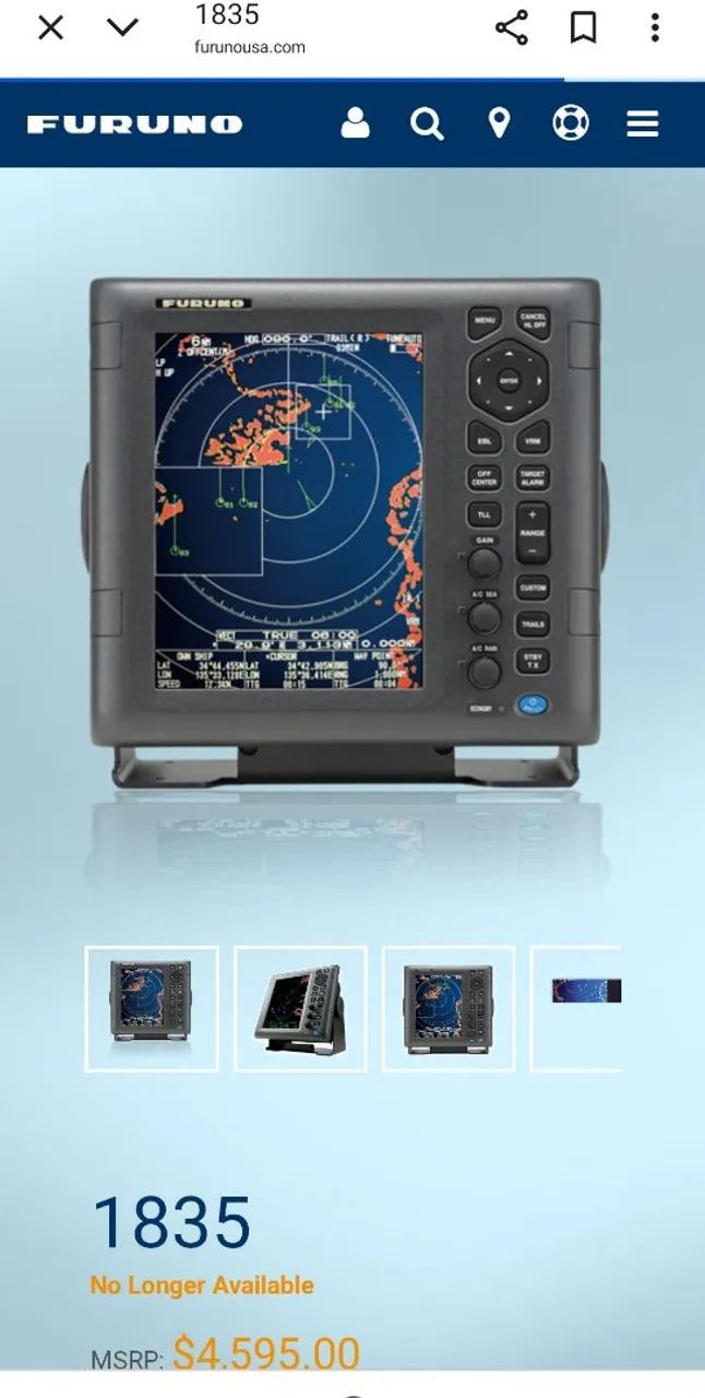 Radar Furuno 1835 conservado