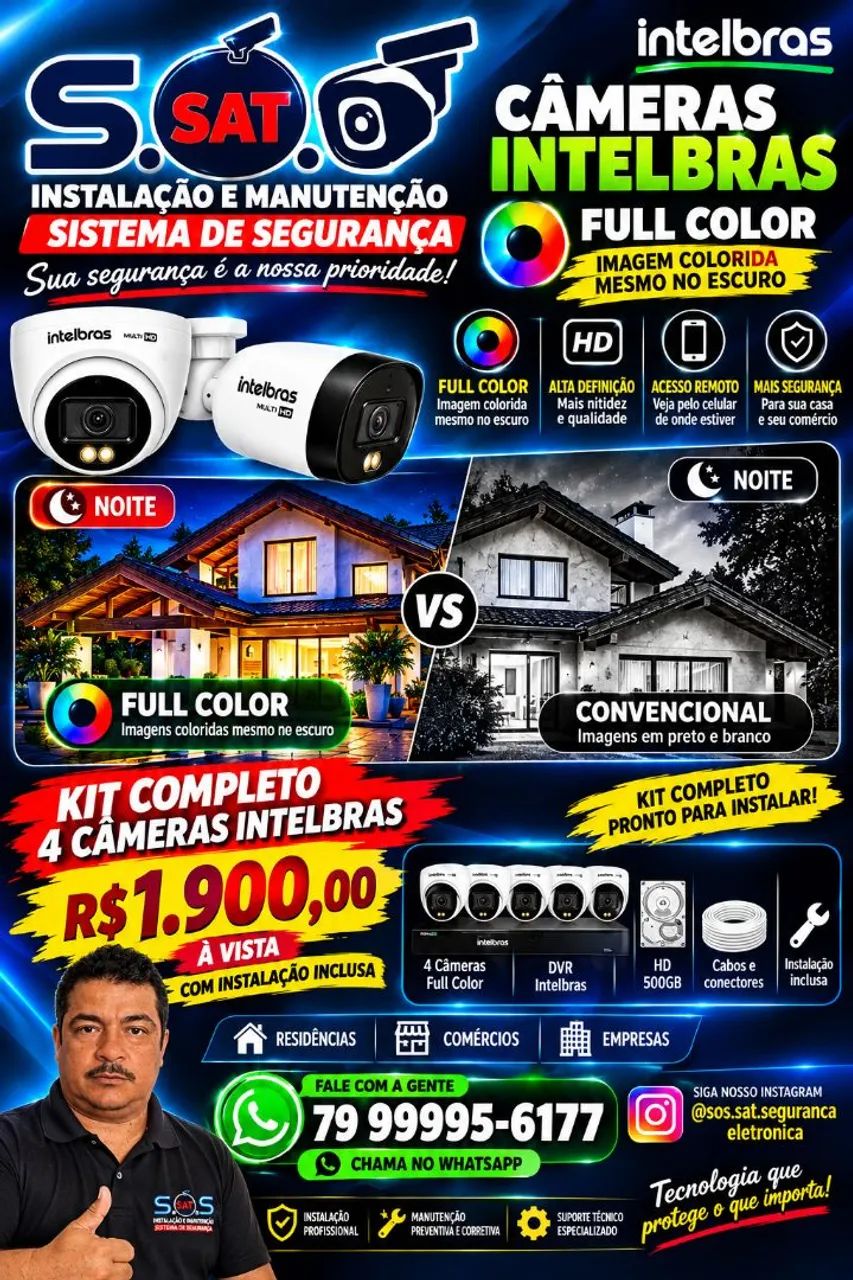 Câmeras fullcolor Intelbras 