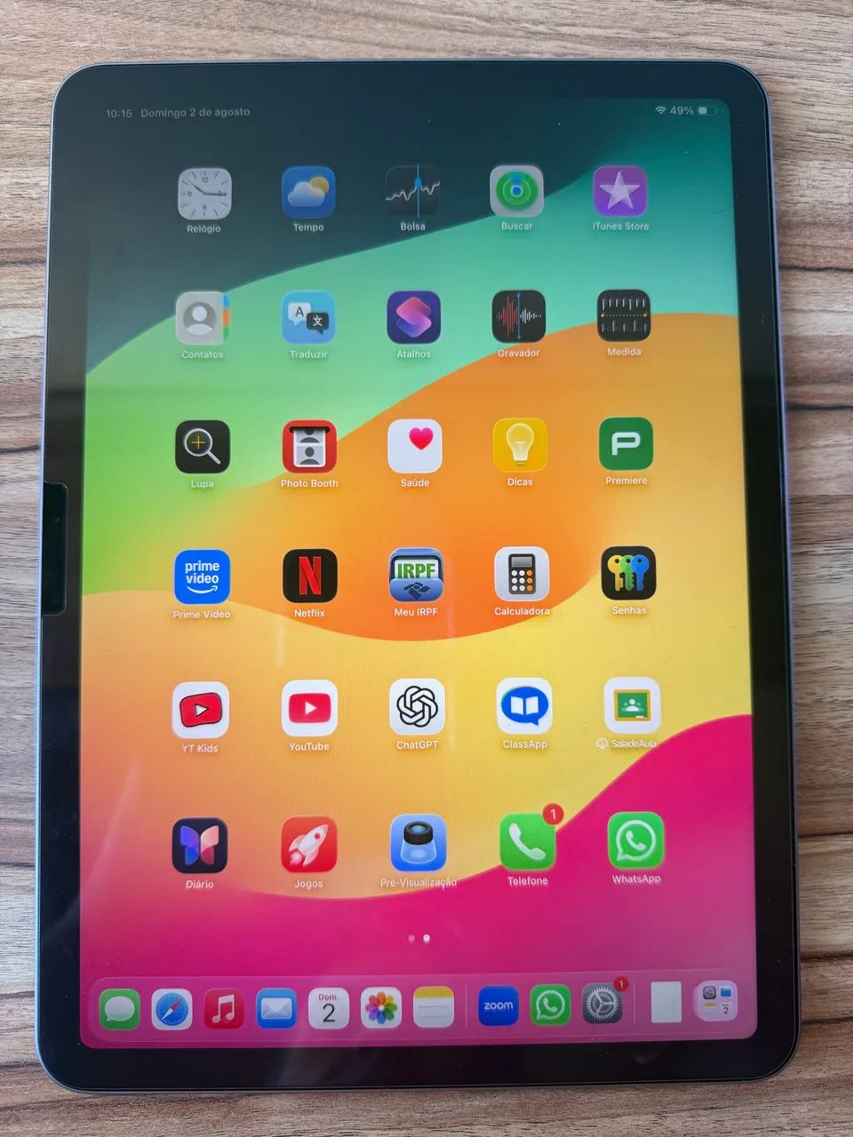 iPad impecável +  Pencil Pro +  capa com teclado inclusas. Pronto para uso!! - Foto 3