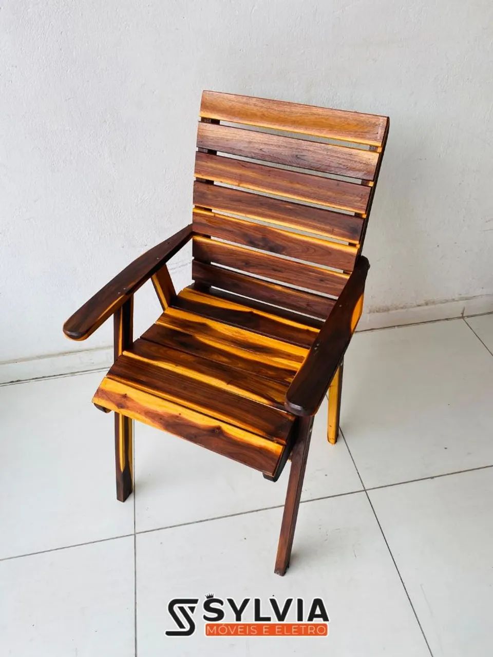 Conjunto de área externa madeira pau branco  - Foto 5