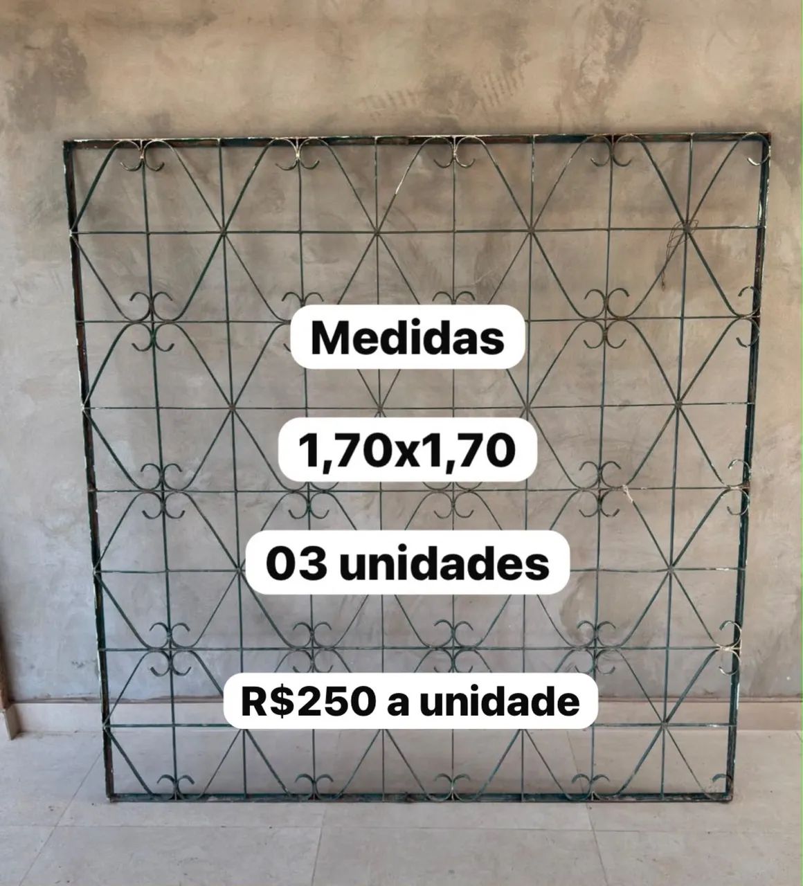 Grades de Ferro com Designer Retrô 
