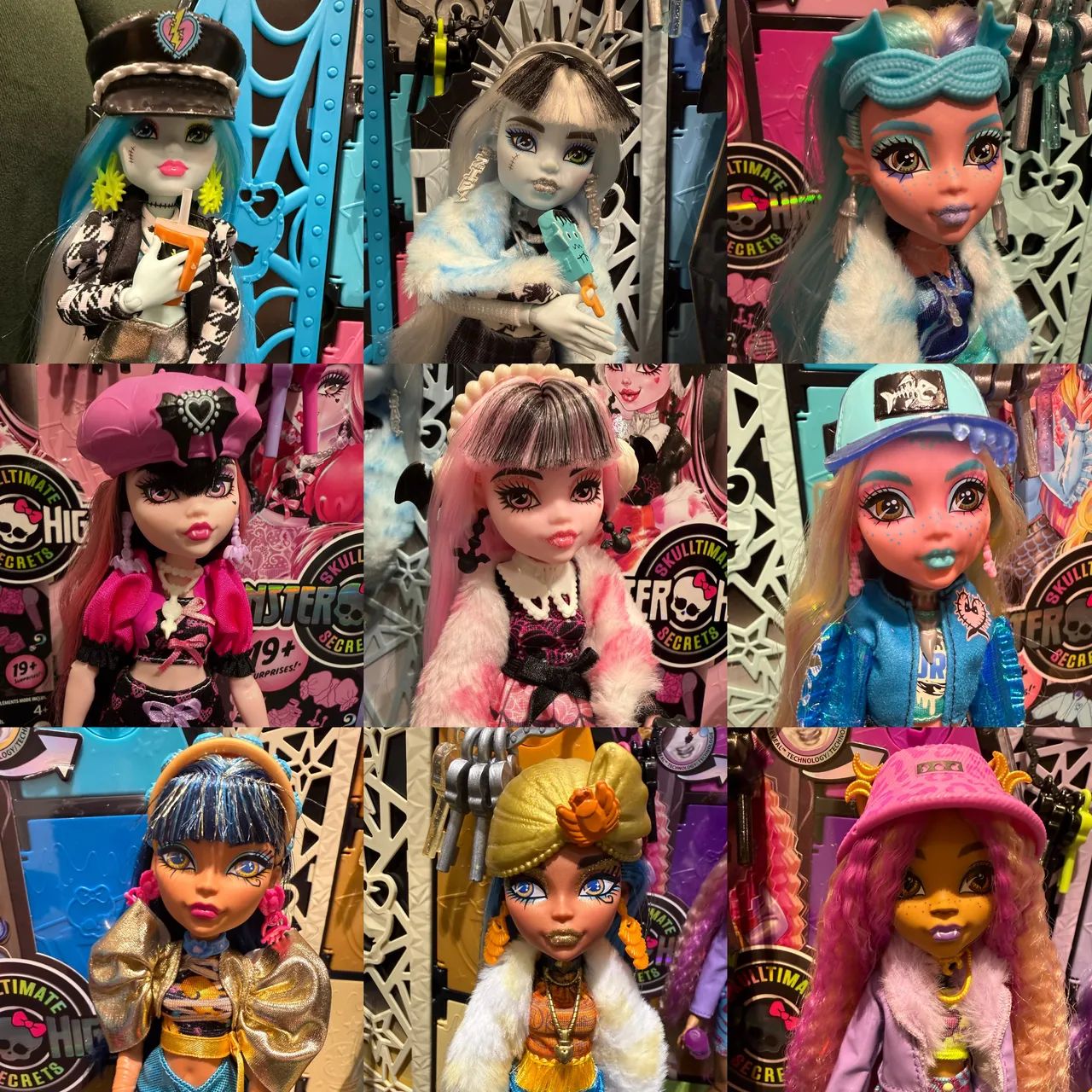 Lote de 10 bonecas Monster High Skulltimate Secrets Wave 1 e Wave 2 - Foto 2