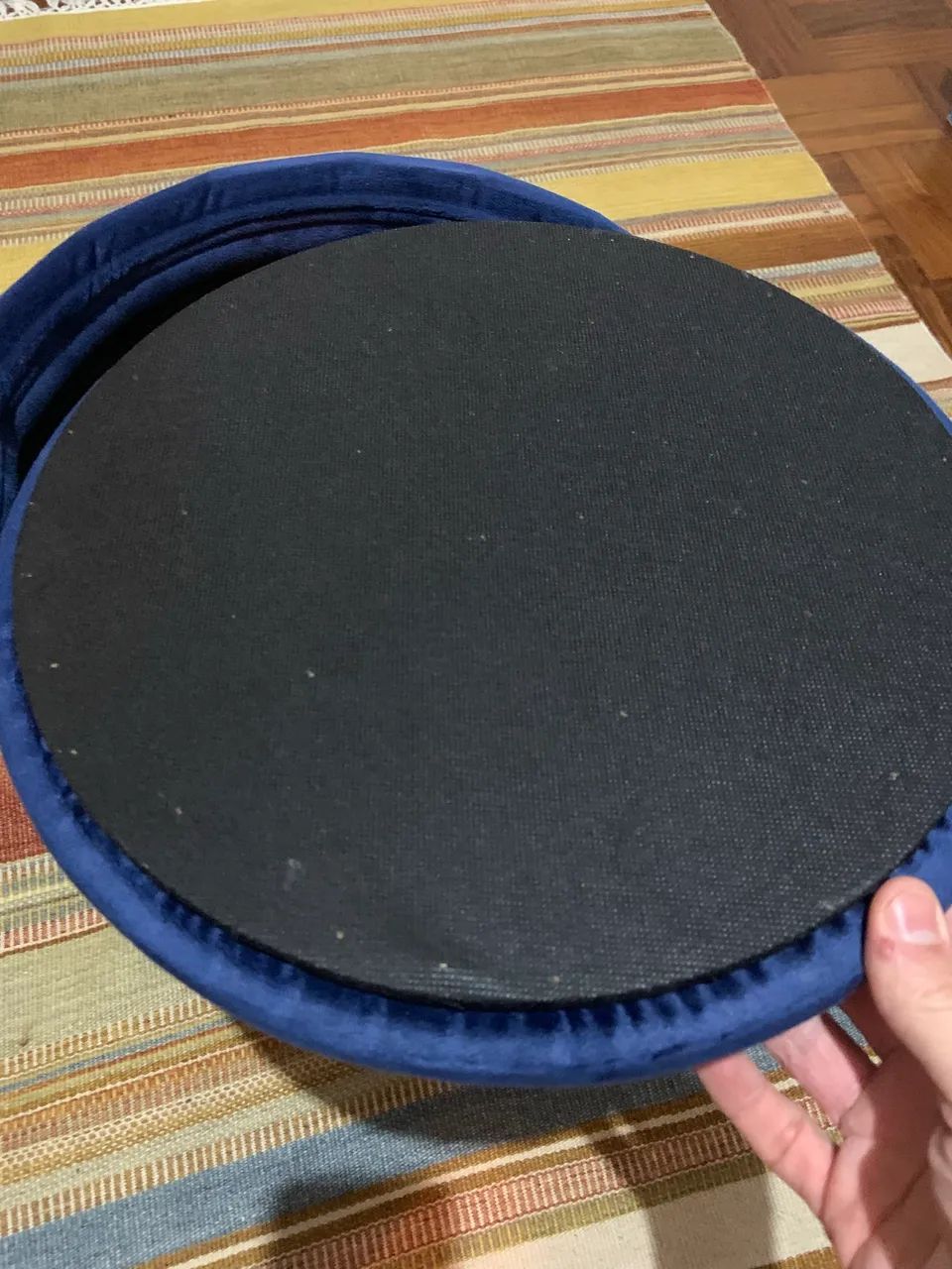 Pufe azul  - Foto 4