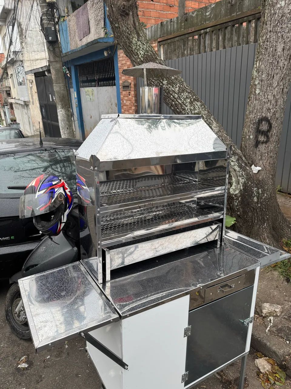 Carrinho para churrasco novo  - Foto 3