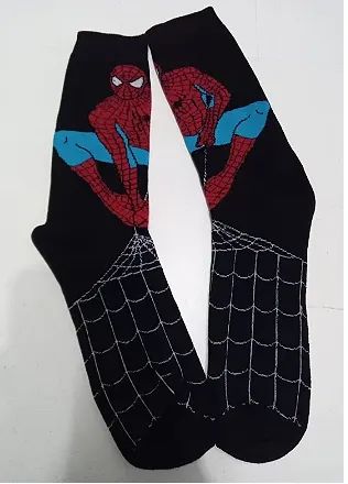 Meia Spiderman Bob Esponja 